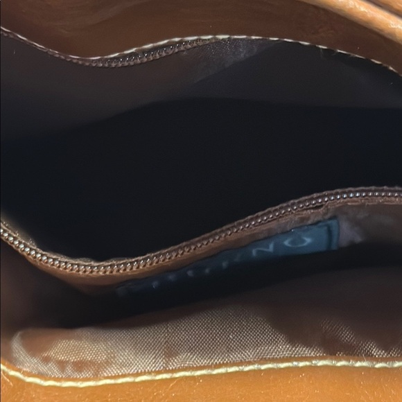 Bueno Chocolate Croc-Embossed Bag Vintage 90s to early 00s Phone Pocket GUC - Picture 14 of 16